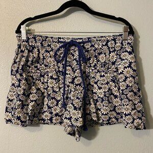 NWT Free People Daisy Print Pull-On Shorts